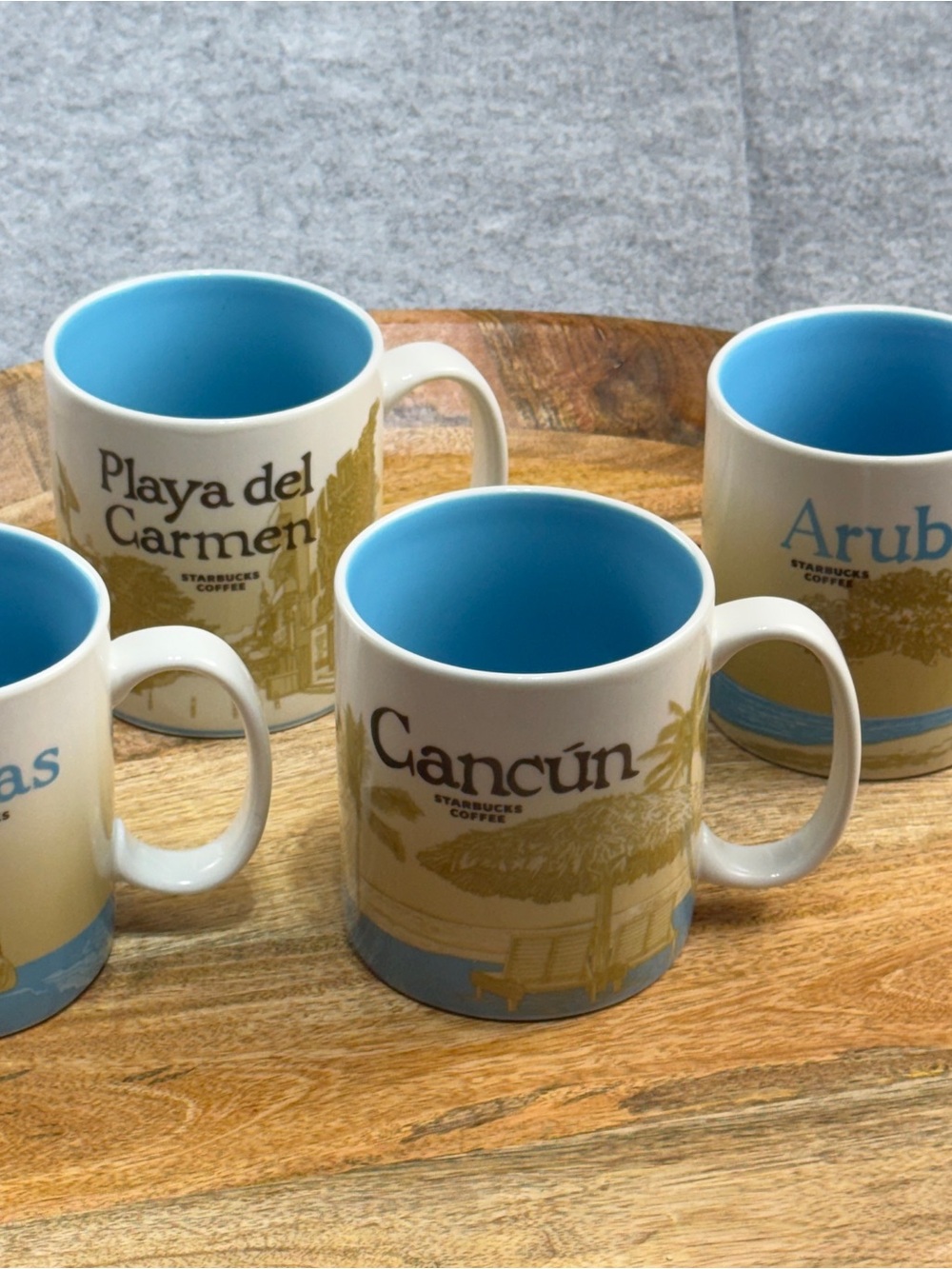 Starbucks Global Icon Destination Mugs Set of 4